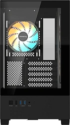Корпус Gigabyte GB-C201P черный без БП mATX 6x120mm 3x140mm 2xUSB3.0 audio bott PSU