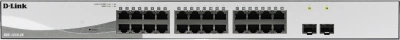 Коммутатор D-Link DGS-1210-26/FL2A (L2) 24x1Гбит/с 2SFP управляемый
