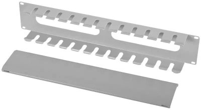 Кабельный органайзер горизонтальный ЦМО ГКЗ-2U односторонний окна 2U шир.:19" глуб.:57мм