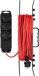 Сетевой удлинитель Buro BU-PS3.10/B 10м (3 розетки) оранжевый (пакет ПЭ)