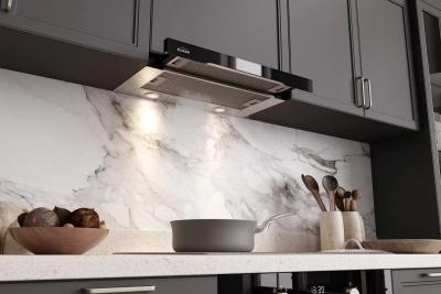 Вытяжка встраиваемая Elikor IG6514MB нержавеющая сталь/черный управление: кнопочное (1 мотор)