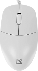 Мышь Defender Azora MB-241 белый оптическая 1200dpi silent USB 2but (52242)