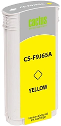 Картридж струйный Cactus CS-F9J65A 728XL желтый (130мл) для HP DJ T730/T830 с чипом