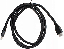 Кабель аудио-видео Cactus CS-HDMI.2-1.5 HDMI (m)/HDMI (m) 1.5м. позолоч.конт. черный