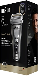 Бритва сетчатая Braun Series 9 9615s реж.эл.:5 питан.:аккум. серебристый