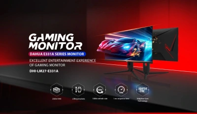 Монитор Dahua 27" LM27-E331A черный IPS LED 1ms 16:9 HDMI матовая HAS Piv 1000:1 300cd 178гр/178гр 2560x1440 180Hz DP 2K USB 4.7кг