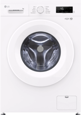 Стиральная машина LG F2Y1HS3W класс: A загр.фронтальная макс.:7кг белый инвертер
