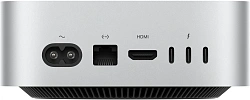 ПК Apple Mac mini A3238 M4 10 core (4.41) 16Gb SSD512Gb 10 core GPU macOS GbitEth WiFi BT серебристый (MU9E3HN/A)