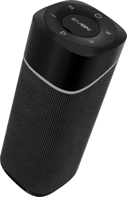 Колонка порт. Sven АС PS-155 черный 10W 1.0 BT/3.5Jack 1800mAh (SV-022334)