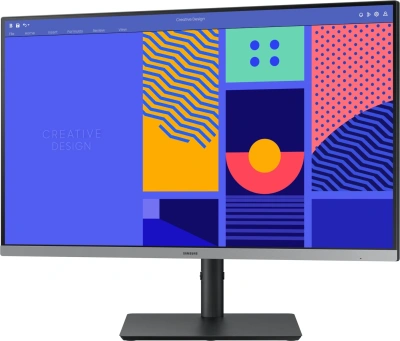 Монитор Samsung 27" Essential S4 S27C430GAIXCI черный IPS LED 16:9 HDMI матовая HAS Piv 1000:1 250cd 178гр/178гр 1920x1080 100Hz FreeSync VGA DP FHD USB 5.6кг
