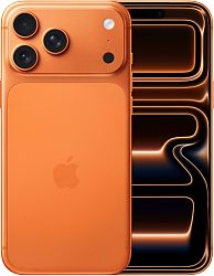 Смартфон Apple A3526 iPhone 17 Pro Max 2Tb 12Gb оранжевый моноблок 3G 4G 1Sim 6.9" 1320x2868 iOS 26 48Mpix 802.11 a/b/g/n/ac/ax/be NFC GPS Protect