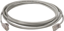 Патч-корд Lanmaster LAN-PC45/28-U6A-1.5-GY UTP RJ-45 вил. кат.6A 1.5м серый LSZH