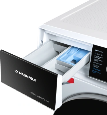 Стиральная машина Maunfeld MFWM149IWHT класс: A+++ загр.вертикальная макс.:9кг белый