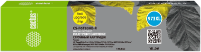 Картридж струйный Cactus CS-F6T83AE-R 973XL желтый (120мл) для HP PageWide Pro 452dw/477dw