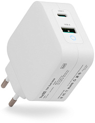 Блок питания TopON TOP-GaN-65W автоматический 65W 5V-20V 3.25A от бытовой электросети LED индикатор