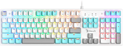 Клавиатура A4Tech Bloody S510R механическая белый USB for gamer LED (S510R USB ICY WHITE/BLMS RED)