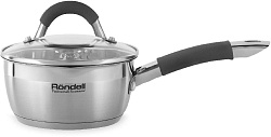 Ковш Rondell Flamme RDS-026 1.3л. d=16см (с крышкой) стальной