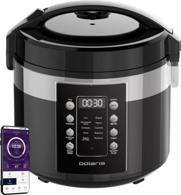 Мультиварка Polaris PMC 0528 5л 750Вт черный/серебристый