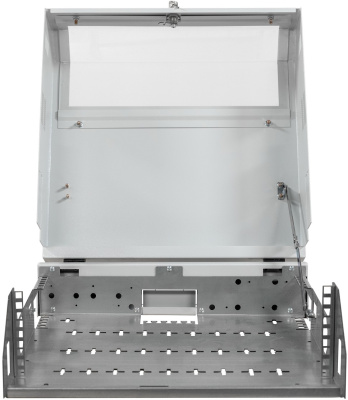 Шкаф коммутационный NTSS (NTSS-SOHO5U) настенный 5U 520x140мм пер.дв.стекл несъемн.бок.пан. 80кг белый 11кг 480мм IP20 металл