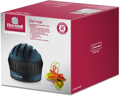Точилка Rondell Del mar RD-1855 синий/черный упак.:подарочная упаковка
