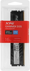 Память DDR4 16GB 3200MHz A-Data AX4U320016G16A-SBKD35 XPG Gammix D35 RTL Gaming PC4-25600 CL16 DIMM 288-pin 1.35В dual rank с радиатором Ret
