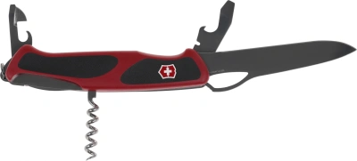 Нож перочинный Victorinox RangerGrip 61 (0.9553.MC) 130мм 11функц. красный/черный карт.коробка