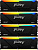 Память DDR4 4x32GB 3600MHz Kingston KF436C18BB2AK4/128 Fury Beast Black RGB RTL Gaming PC4-28800 CL18 DIMM 288-pin 1.35В dual rank с радиатором Ret
