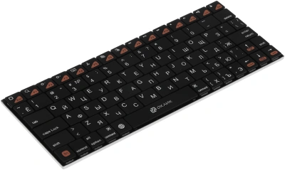 Клавиатура Оклик 840S черный USB беспроводная BT slim (754787)