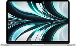 Ноутбук Apple MacBook Air A2681 M2 8 core 16Gb SSD256Gb/8 core GPU 13.6" Retina (2560x1664) macOS silver WiFi BT Cam (MC7V4ZA/A)