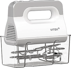 Миксер ручной Vitek VT-HM5001 800Вт белый/серебристый