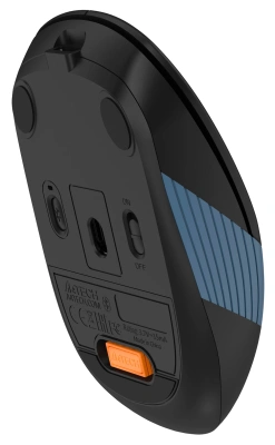 Мышь A4Tech Fstyler FB10C черный/синий оптическая 2000dpi беспров. BT/Radio USB 4but (FB10C ASH BLUE)