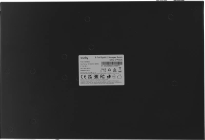 Коммутатор Cudy GS2008S2 (L2) 8x1Гбит/с 2SFP управляемый