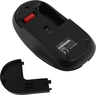 Мышь Defender Wave MM-995 черный оптическая 1600dpi silent беспров. USB для ноутбука 3but (52995)