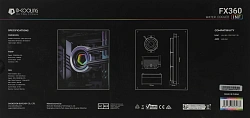 Система водяного охлаждения ID-Cooling FX360 Inf ARGB Soc-AM5/AM4/1200/1700/1851 черный 4-pin 27.2dB Al+Cu 350W Ret