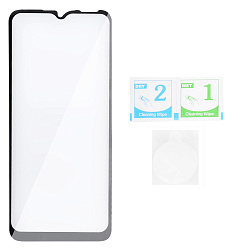 Защитное стекло для экрана Digma 2.5D черный для Samsung Galaxy A02/A02s/A12/A03s 2.5D 1шт. (DGG2SAA02A)