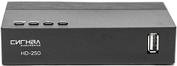 Ресивер DVB-T2 Сигнал Эфир HD-250 черный