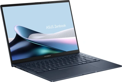 Ноутбук Asus Zenbook 14 OLED UX3405MA-QD489 Core Ultra 5 125H 16Gb SSD1Tb Intel Arc 14" OLED FHD+ (1920x1200) без ОС blue WiFi BT Cam Bag (90NB11R1-M00ST0)