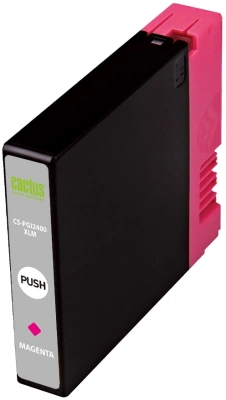 Картридж струйный Cactus CS-PGI2400XLM PGI-2400XLM пурп.пигм. (20.4мл) для Canon MAXIFY iB4040/ МВ5040/ МВ5340
