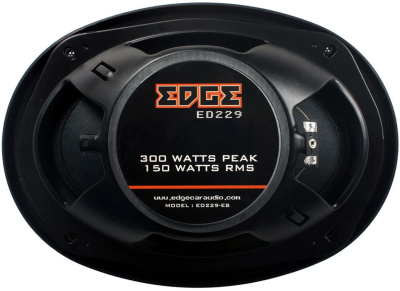 Колонки автомобильные Edge ED229-E8 300Вт 80дБ 4Ом 16x23см (6x9дюйм) (ком.:2кол.) коаксиальные трехполосные