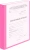 Папка панорама на 4-х кольцах Бюрократ Double Neon DNE0740/4RPINK A4 пластик 0.7мм кор.40мм карм.на лиц.стор. розовый
