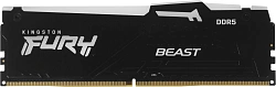 Память DDR5 32GB 6000MHz Kingston KF560C36BBE2A-32 Fury Beast RGB RTL Gaming PC5-48000 CL36 DIMM 288-pin 1.35В single rank с радиатором Ret