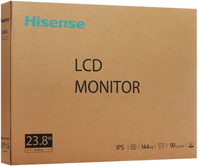 Монитор Hisense 23.8" 24N3Q черный IPS LED 5ms 16:9 HDMI 1000:1 250cd 178гр/178гр 1920x1080 144Hz VGA FHD 3.1кг