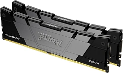 Память DDR4 2x32GB 3200MHz Kingston KF432C16RB2K2/64 Fury Renegade Black RTL Gaming PC4-25600 CL16 DIMM 288-pin 1.35В dual rank с радиатором Ret