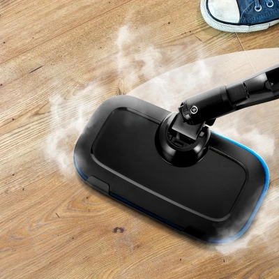 Швабра паровая Kitfort КТ-1066 1500Вт черный/белый