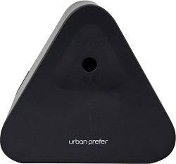 Точилка для карандашей механическая Kw-Trio 031GA-BLK 1 отверстие пластик черный
