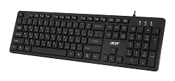 Клавиатура Acer OKW122 черный USB Multimedia (ZL.KBDEE.00C)