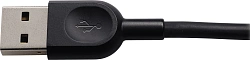 Наушники с микрофоном Logitech H540 черный 1.8м накладные USB оголовье (981-000481)