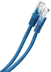 Патч-корд Premier ANP511_0.5M_B UTP 4 пары cat.5E CCA molded 0.5м синий outdoor RJ-45 (m)-RJ-45 (m)