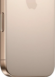 Смартфон Apple A3294 iPhone 16 Pro 128Gb бежевый титан моноблок 3G 4G 2Sim 6.3" 1206x2622 iOS 18 48Mpix 802.11 a/b/g/n/ac/ax/be NFC GPS Protect