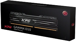 Память DDR4 8GB 3600MHz A-Data AX4U36008G18I-SB10 XPG Gammix D10 RTL Gaming PC4-28800 CL18 DIMM 288-pin 1.35В single rank с радиатором Ret